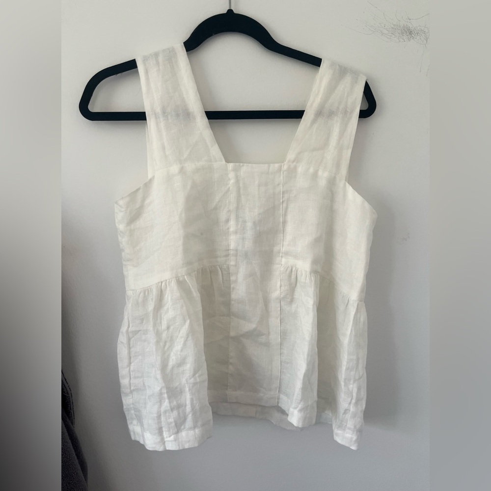NWT. Amour vert Maeve Linen Top